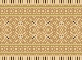 blommig korsa sy broderi.geometrisk etnisk orientalisk sömlös mönster traditionell background.aztec stil abstrakt vektor illustration.design för textur, tyg, kläder, inslagning, dekoration, tryck.