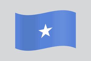 officiell vektor somalia flagga design