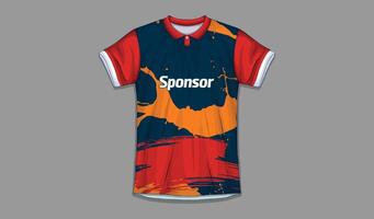 fotboll jersey mall sport t-shirt design. vektor