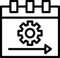 Symbol für die Sprintlinie vektor