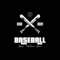 Baseball Logo Vektor, Baseball Abzeichen, Sport Logo, Team Identität, Vektor Illustration. geeignet zum verwenden wie ein Sport Verein oder Gemeinschaft Logo
