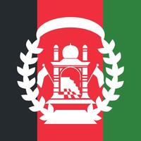 Flagge von Afghanistan vektor