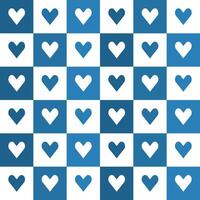 Marine Blau Herz Muster. Herz Vektor Muster. Herz Muster. nahtlos geometrisch Muster zum Kleidung, Verpackung Papier, Hintergrund, Hintergrund, Geschenk Karte, dekorieren.