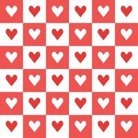 röd hjärta mönster. hjärta vektor mönster. hjärta mönster. sömlös geometrisk mönster för Kläder, omslag papper, bakgrund, bakgrund, gåva kort, dekorera.
