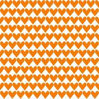 Orange Herz Muster. Herz Vektor Muster. Herz Muster. nahtlos geometrisch Muster zum Kleidung, Verpackung Papier, Hintergrund, Hintergrund, Geschenk Karte, dekorieren.
