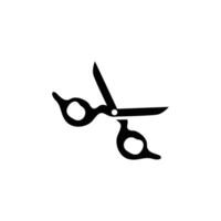 Schere Logo, Schneiden Werkzeuge Vektor, Friseur Rasierer Schere einfach Design, Illustration Vorlage Symbol vektor