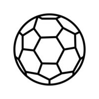 Fußball Symbol Vektor Designvorlage auf weißem Hintergrund