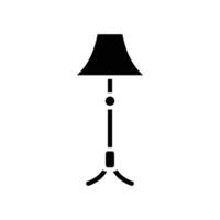 Fußboden Lampe Symbol Vektor Design Vorlage im Weiß Hintergrund