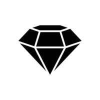 Diamant Symbol Vektor Design Vorlage im Weiß Hintergrund