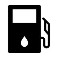 Gas Pumpe Vektor Glyphe Symbol zum persönlich und kommerziell verwenden.