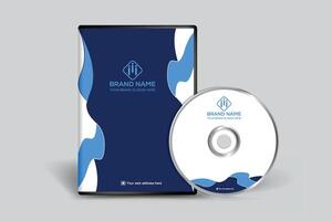 Blau Farbe DVD Startseite Design vektor