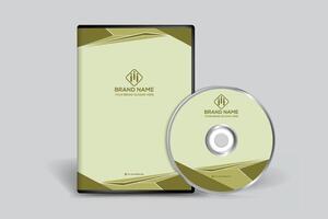 elegant modern dvd omslag mall vektor
