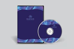 elegant minimal DVD Startseite Vorlage vektor