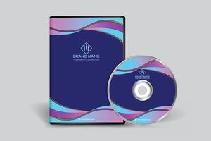 Gradient DVD Startseite Vorlage Design vektor