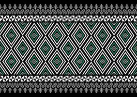 etnisk geometrisk sömlös tyg mönster korsa stitch.ikat broderi orientalisk pixel mönster brun bakgrund. abstrakt,, illustration. textur, kors stygn, ram, dekoration, matta tapet. vektor