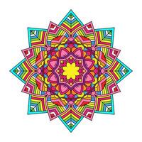 bunt Mandala Design Hintergrund vektor