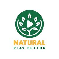 Grün Wesen das abspielen Natur Logo Sammlung vektor