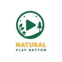 Grün Wesen das abspielen Natur Logo Sammlung vektor