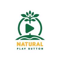 Grün Wesen das abspielen Natur Logo Sammlung vektor