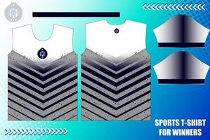 Design von Uniform Texturen zum Sport T-Shirts vektor