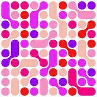 abstrakt mönster bakgrund i trendig färger. abstrakt modern cirkel, former konst. färgrik geometrisk bakgrund, Färg neo geo sömlös mönster. grafisk design element modern rosa violett bakgrund vektor