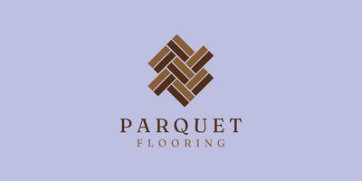 Parkett Holz Fußboden Logo, minimalistisch Hartholz Textur Design, zum Zuhause Fußboden Design vektor