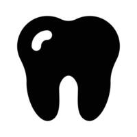 Symbol von Zahn im modisch Stil, oben zum Prämie verwenden vektor