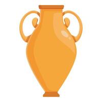 hell Orange Amphora Vase Illustration vektor