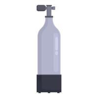 illustration av en grå tvål dispenser med en pump, isolerat på en vit bakgrund vektor