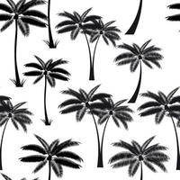 palmblad sömlös bakgrundsvektorillustration vektor
