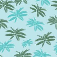 Palmblatt nahtlose Muster Hintergrund Vektor-Illustration eps10 vektor