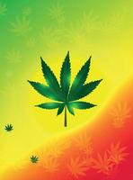abstrakte Cannabis-Hintergrund-Vektor-Illustration vektor