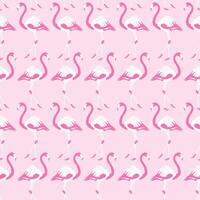 flamingo rosa mönster design bakgrund vektor