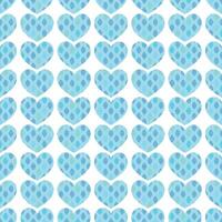 blå hjärta form mönster textur vektor