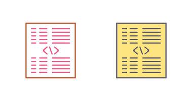 Stück von Code Symbol Design vektor