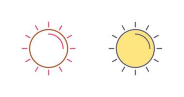 Sonne-Icon-Design vektor