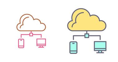 Cloud-Icon-Design vektor