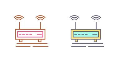 W-lan Signale Symbol Design vektor