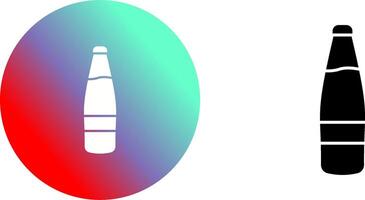 Bier Flasche Symbol Design vektor