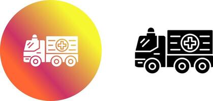 Krankenwagen-Icon-Design vektor