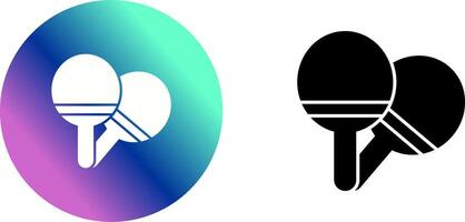 Ping-Pong-Icon-Design vektor