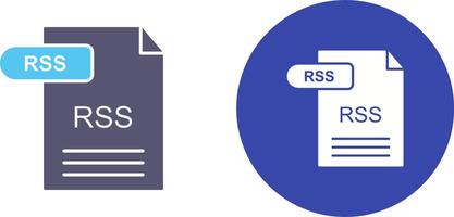 RSS-Icon-Design vektor