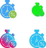 Timer Symbol Design vektor