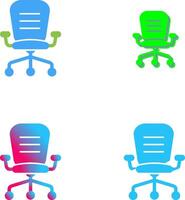 kontor stol ikon design vektor