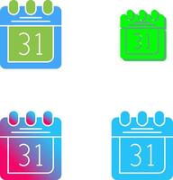 Kalender Icon Design vektor