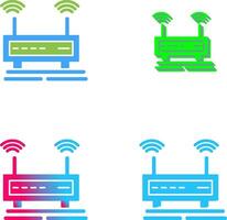 W-lan Signale Symbol Design vektor