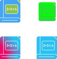 Mathe-Icon-Design vektor