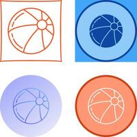 Wasserball-Icon-Design vektor