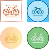Fahrrad-Icon-Design vektor