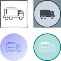 Cargo-LKW-Icon-Design vektor